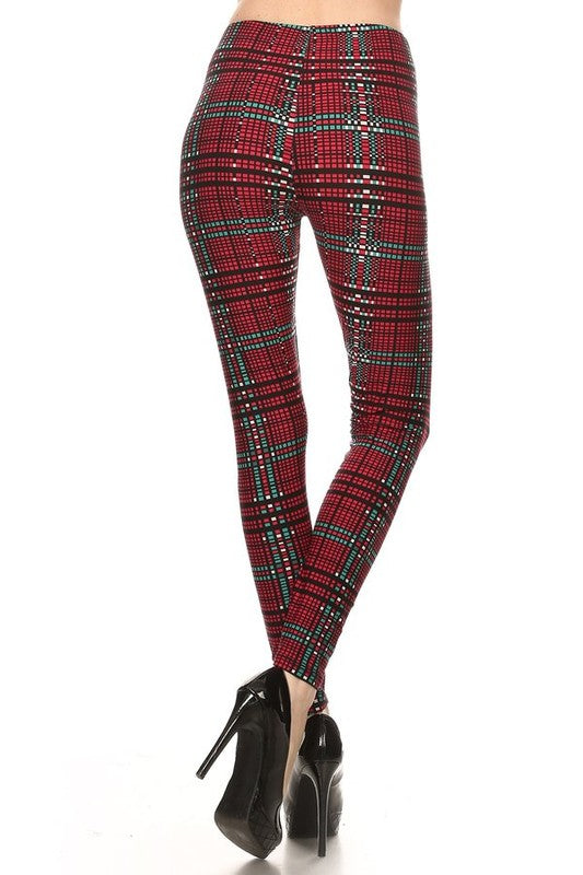plus size print leggings