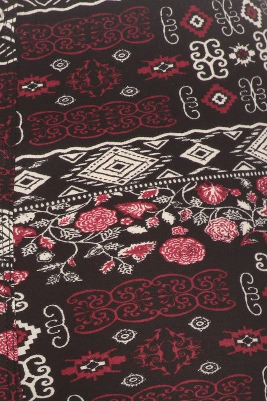 Mixed chinoiserie print