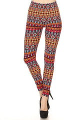 Multicolored tribal print