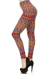 Multicolored tribal print
