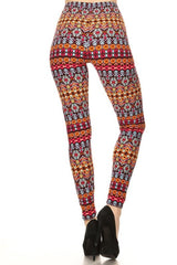 Multicolored tribal print