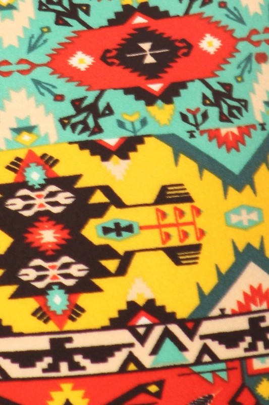 Multicolored native print