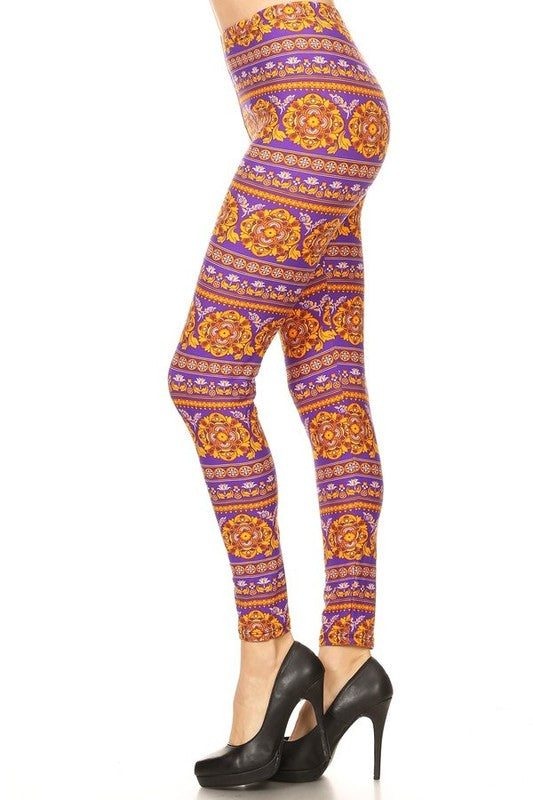 Abstract floral print