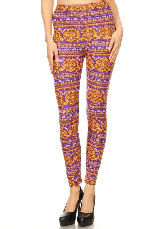 Abstract floral print