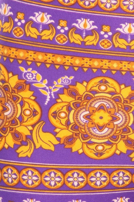 Abstract floral print