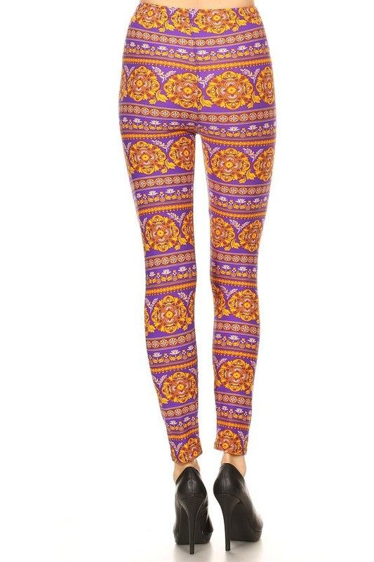 Abstract floral print