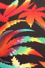 Multi-color leaf print