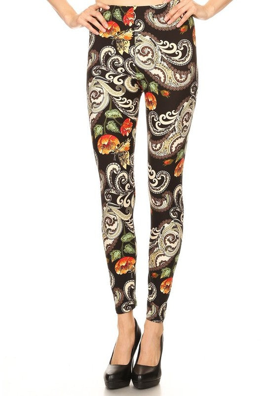 Abstract floral print