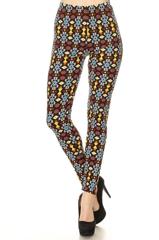 Multicolored native print