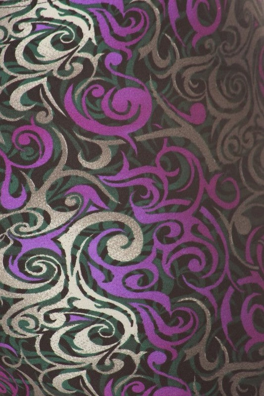 Abstract smoke pattern print