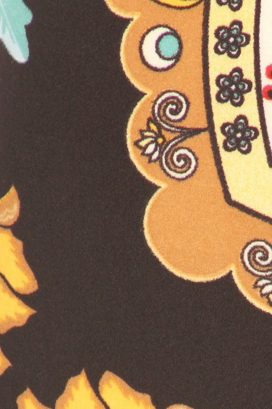 Abstract floral print