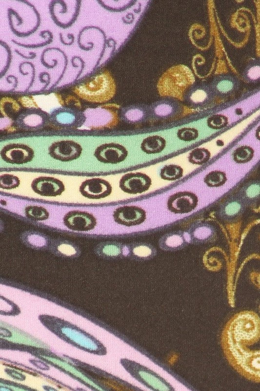 Abstract floral print