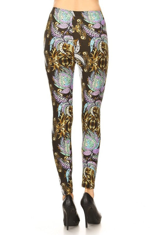 Abstract floral print