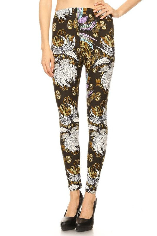 Abstract floral print