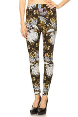 Abstract floral print