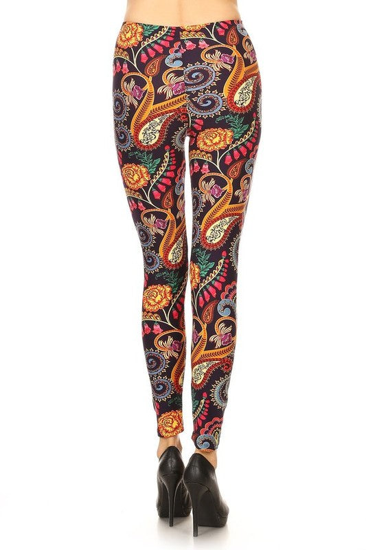 Abstract floral print