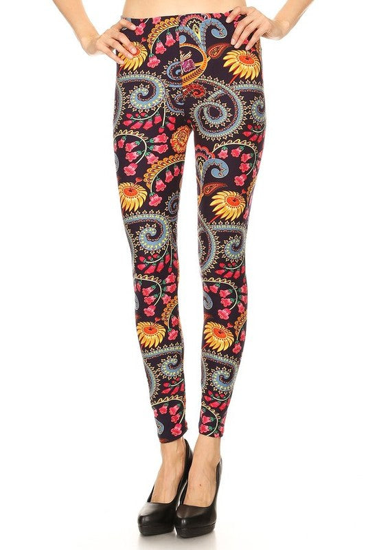 Abstract floral print