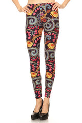 Abstract floral print