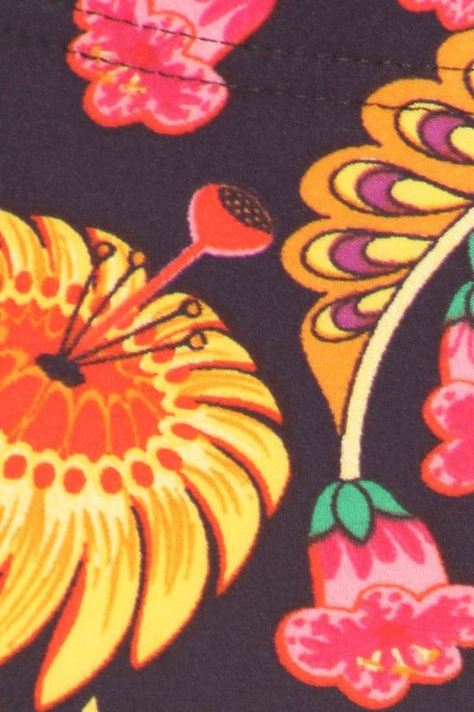 Abstract floral print