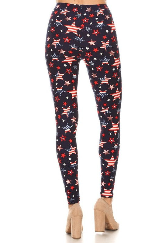 Stars and stripes leggings