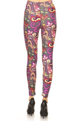 Abstract floral print