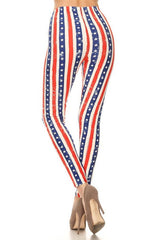 Stars and stripes print