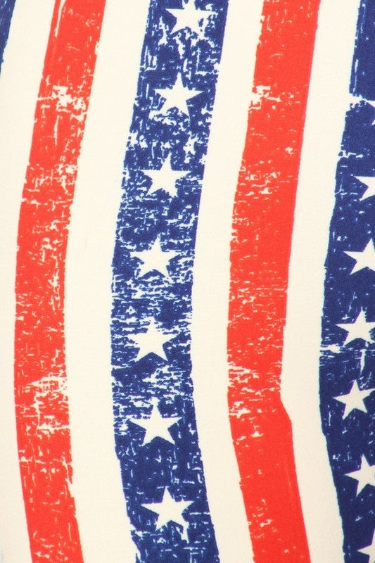 Stars and stripes print