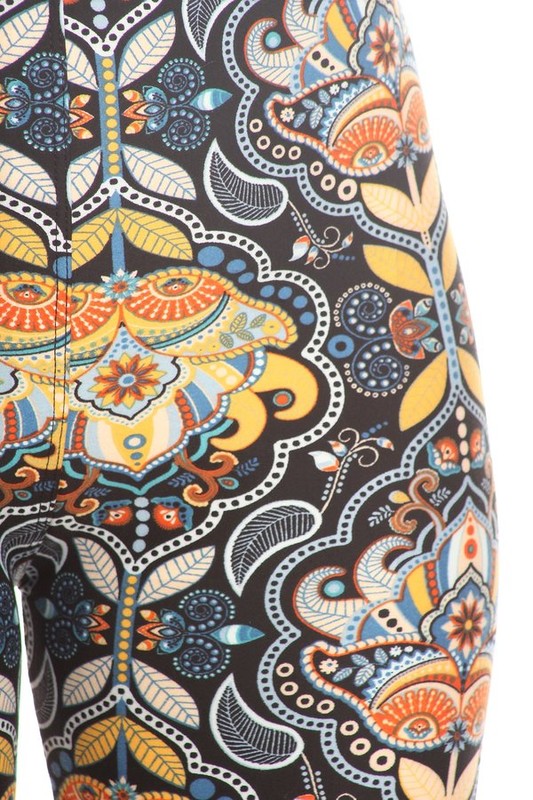 Bohemian paisley print