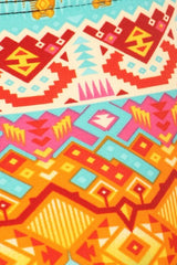 Multicolored tribal print