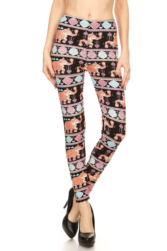 Mixed elephant print