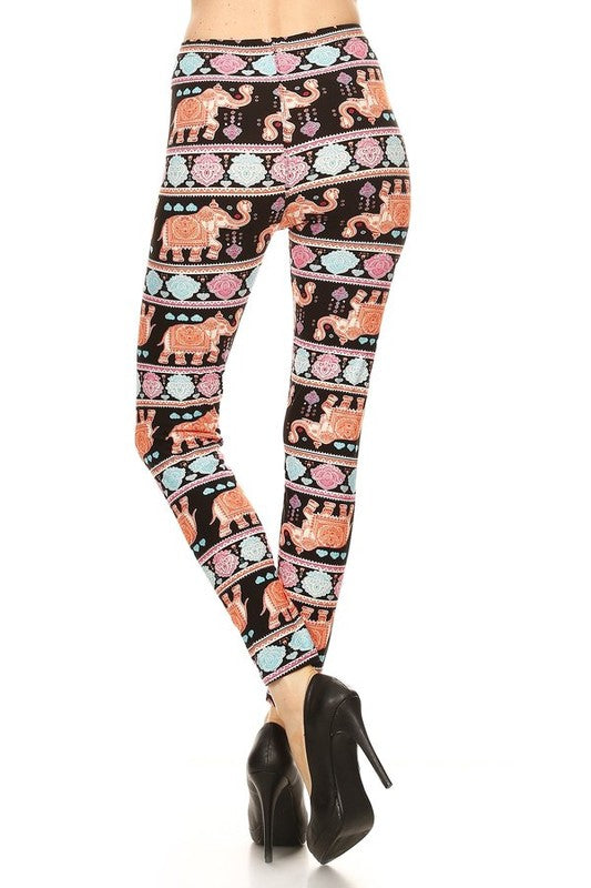 Mixed elephant print