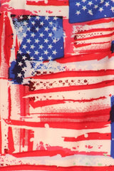 American flag print