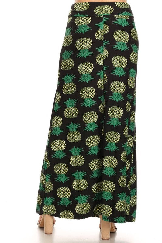 MAXI SKIRT Pineapple print