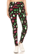Thumbnail of Yoga waist Cannabis print