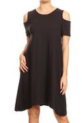 Thumbnail of shift dress with cutout shoulders