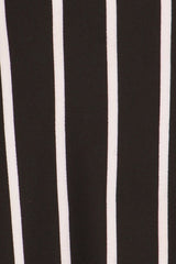 shift dress  striped print with cutout shoulders
