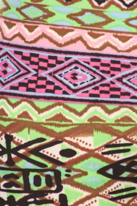 Mixed tribal print