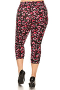 Thumbnail of Heart printed, high waisted, capri