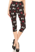 Thumbnail of Love print Capri Leggings