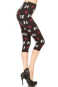 Thumbnail of Love print Capri Leggings