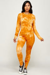 TIE DYE PRINT HOODIE SETS