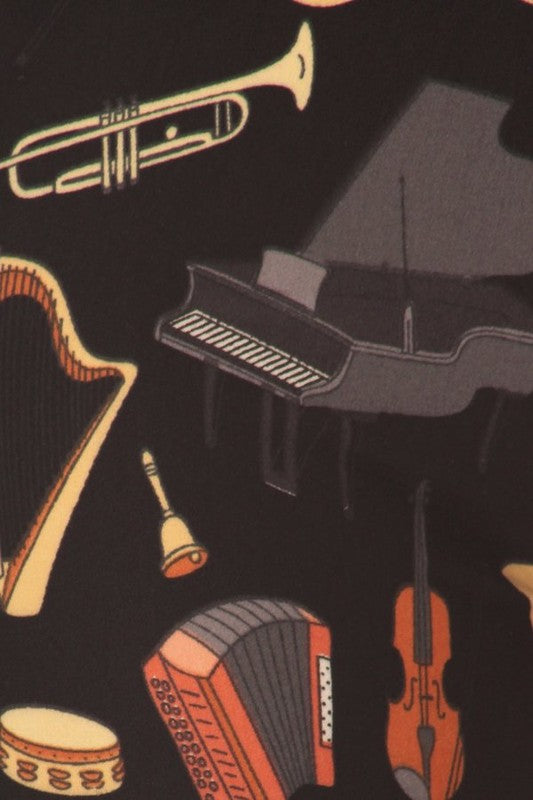 musical instrument print