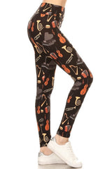 Musical print YOGA WAISTBAND