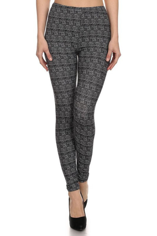 brushstroke grid print