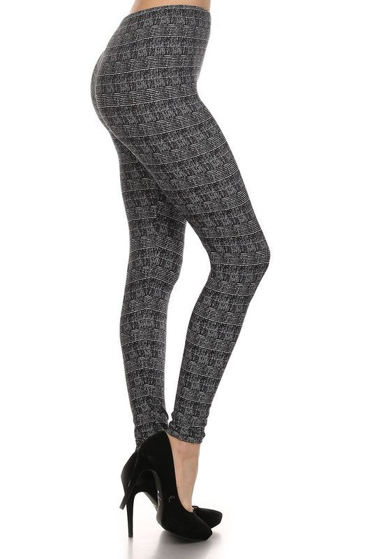 brushstroke grid print