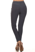 Thumbnail of Solid color, slim fit, high waist pants
