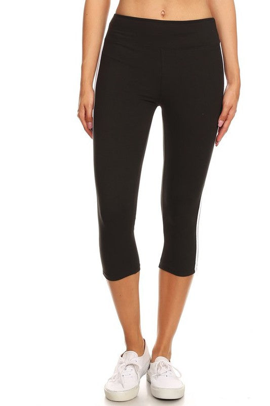 YOGA waistband CAPRI LEGGINGS