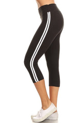 PLUS YOGA WAISTBAND CAPRI LEGGINGS