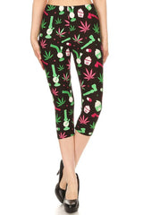 Cannabis high waist capri