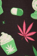 Cannabis high waist capri